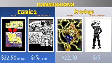 Commission price sheet 2017