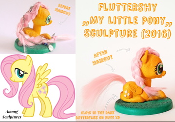 Fluttershy my little pony sculpture