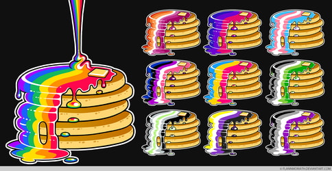 LGBT Pride Pancakes