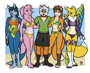 Beach Time! [Flat Colored]