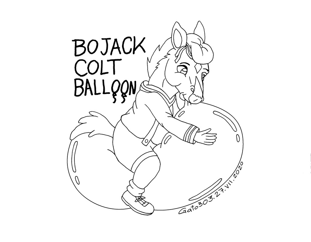 Bojack Colt Balloon Lines