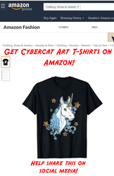 Unicorn T-shirt On Amazon!