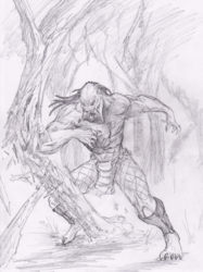 Predator exercise sketch