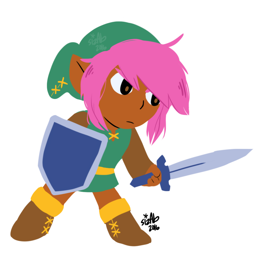 A Link to the Past: Pink Link