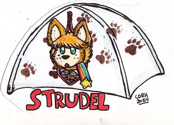 Strudel Tent Badge
