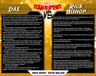 Tournament Match 35:  Dae vs Rick Bishop