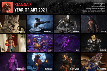 Kianga's Year of Art 2021