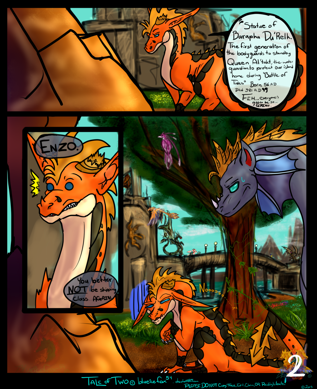 Most recent image: Tale of Two: CH.1 Here be Dragons pg2