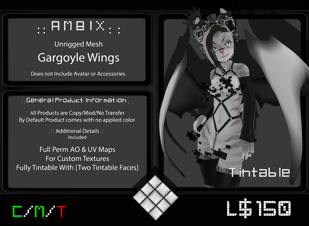 :: A M B I X :: Gargoyle Wings