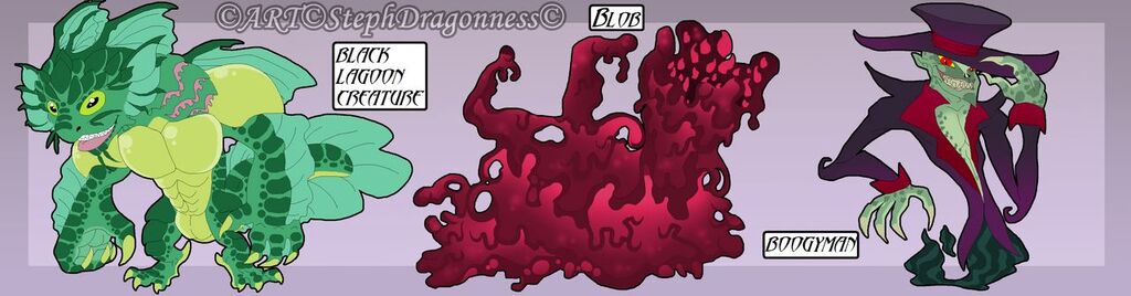 100 Monster Challange: Gillman - Blob - Boogeyman