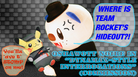 Mascot Fursuiting: Oshawott Noire's "Dynamax-Style Interrogation" (Commission)