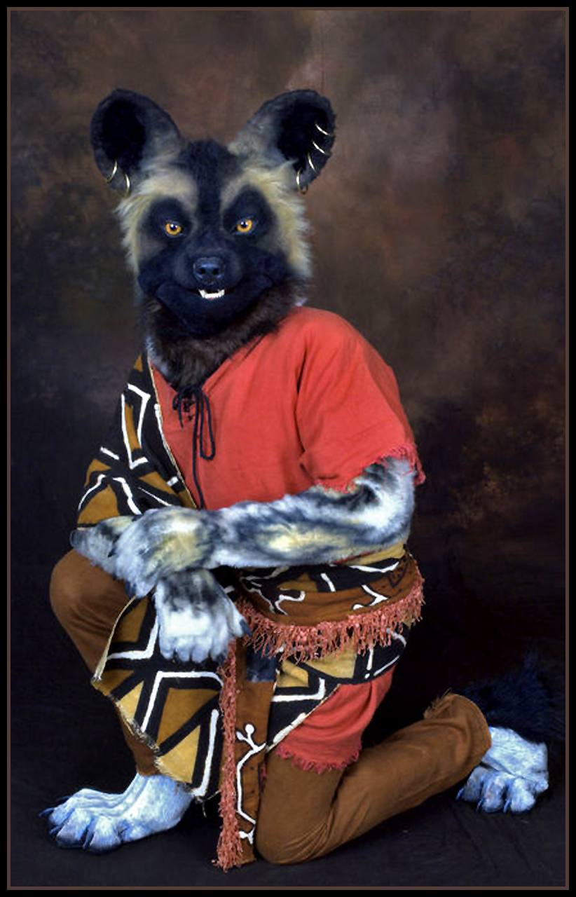 Kahini - African Wild Dog in Brown