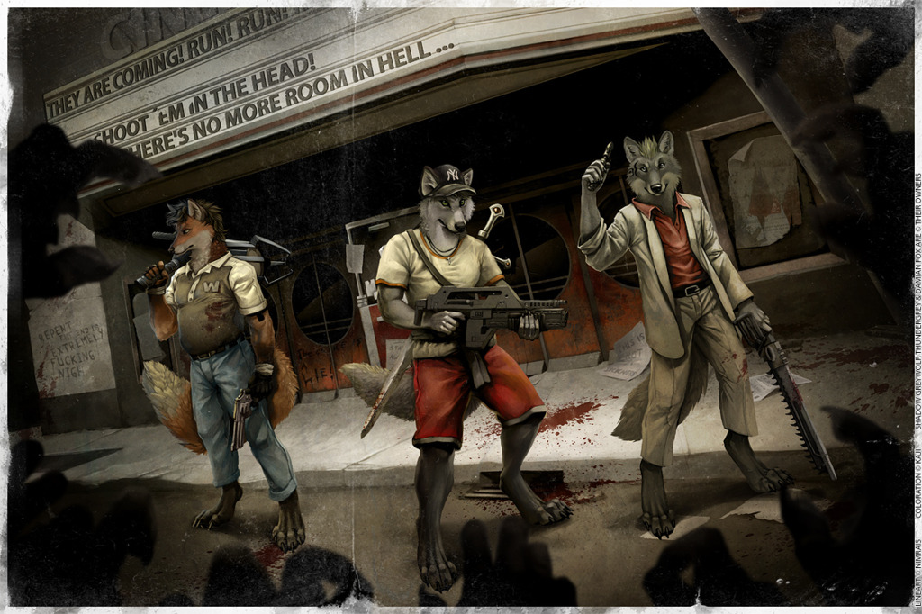 Night of the furries – Commission for Thundergrey