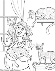 TICA Cat Coloring Book Page 4