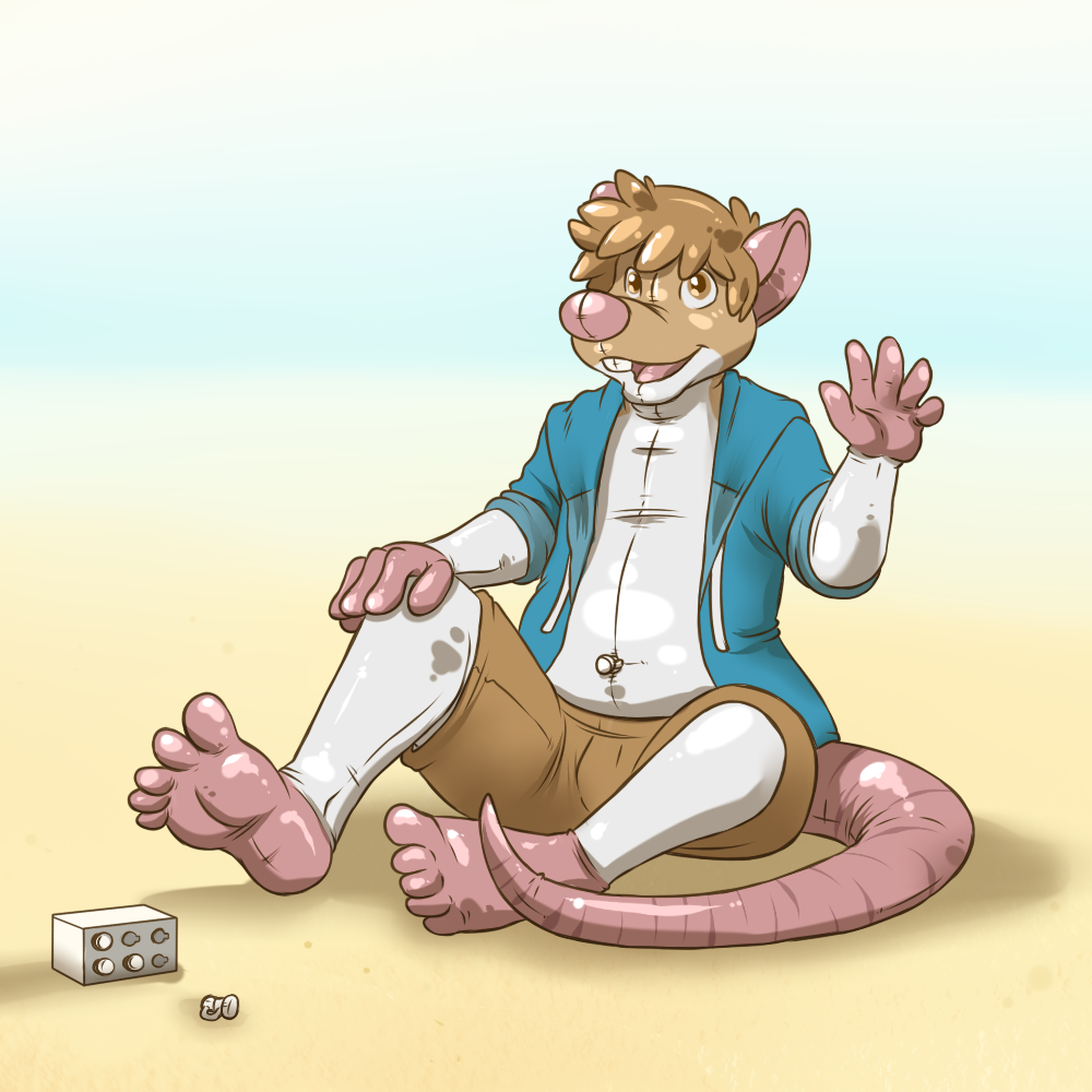 Beach Rat [Stream Commission - Rubber/Inflatable]