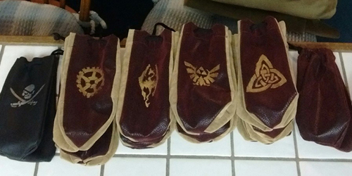 Fabric Dice Bags And leather Dice Bag