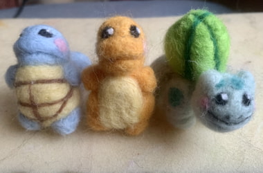 Felted starters (sold) 