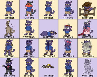 The Many Faces of Mittens 2023