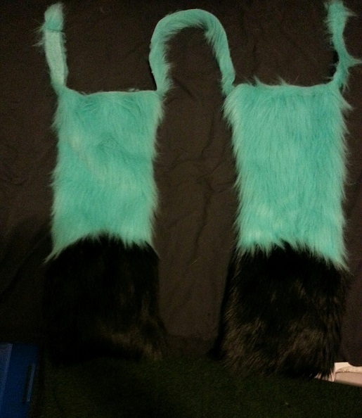 Voltaire Fursuit WIP - Look at those Legs!