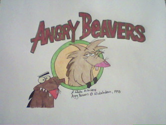 Angry Beavers- A Drawing from the '90s