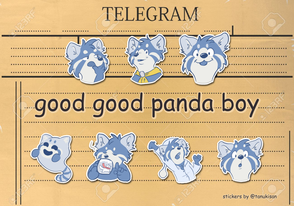 good panda stickers