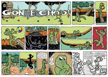 Gon' E-Choo! Strip 14 Sunday Color (www.gonechoo.com)