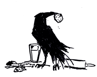 crow cookie