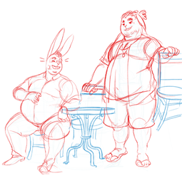 sketch stuff - Two Chairs!