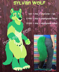 Sylvan Wolf Design + Tail for Sale