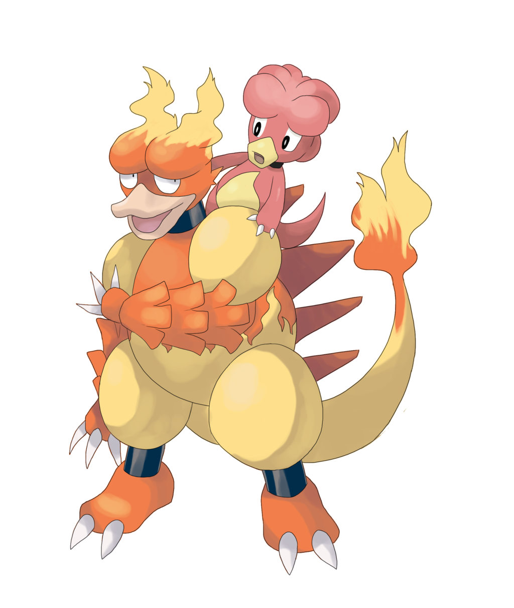 Most recent image: Magmar and Magby