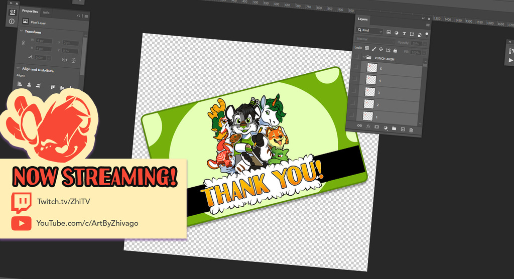 Working on some very overdue stream assets today!