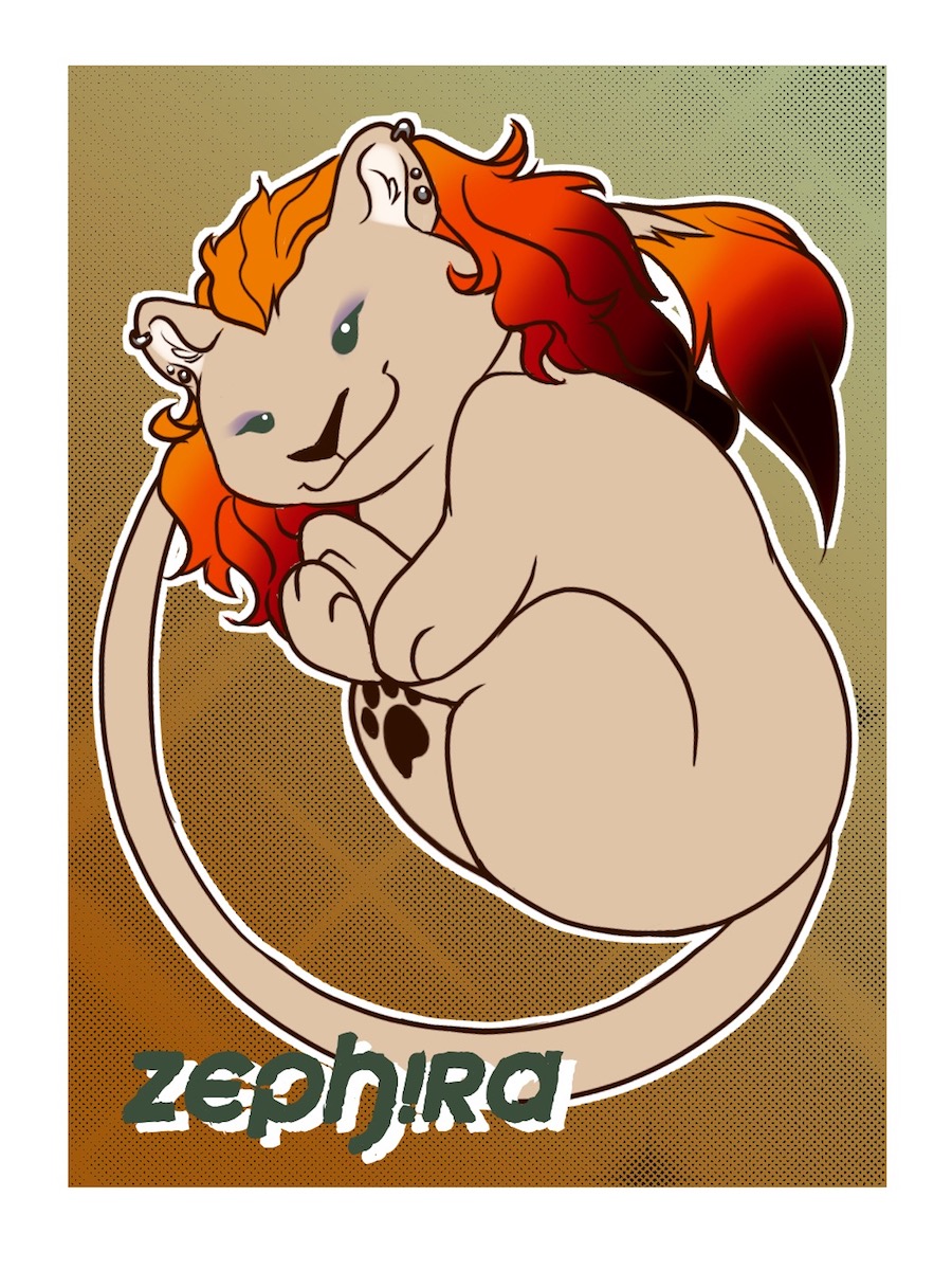 Puff Badge: Zephira