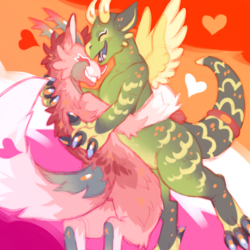 Lesbian Dragons!!