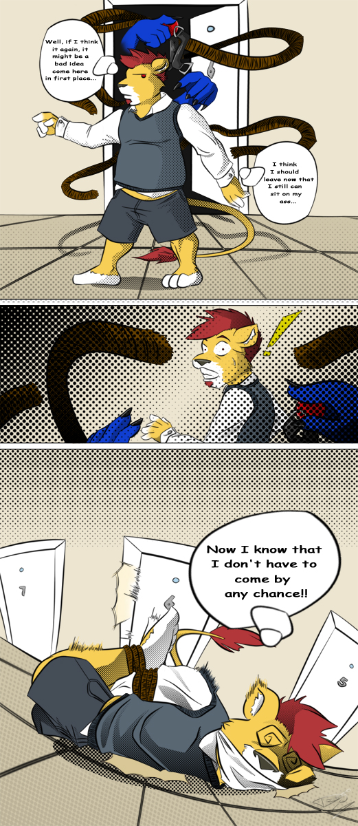 The pervert wolf jumped over the lazy student - page 2