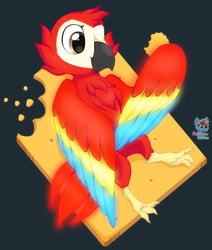 Adopt Me Neon Parrot by Rainbow Eevee