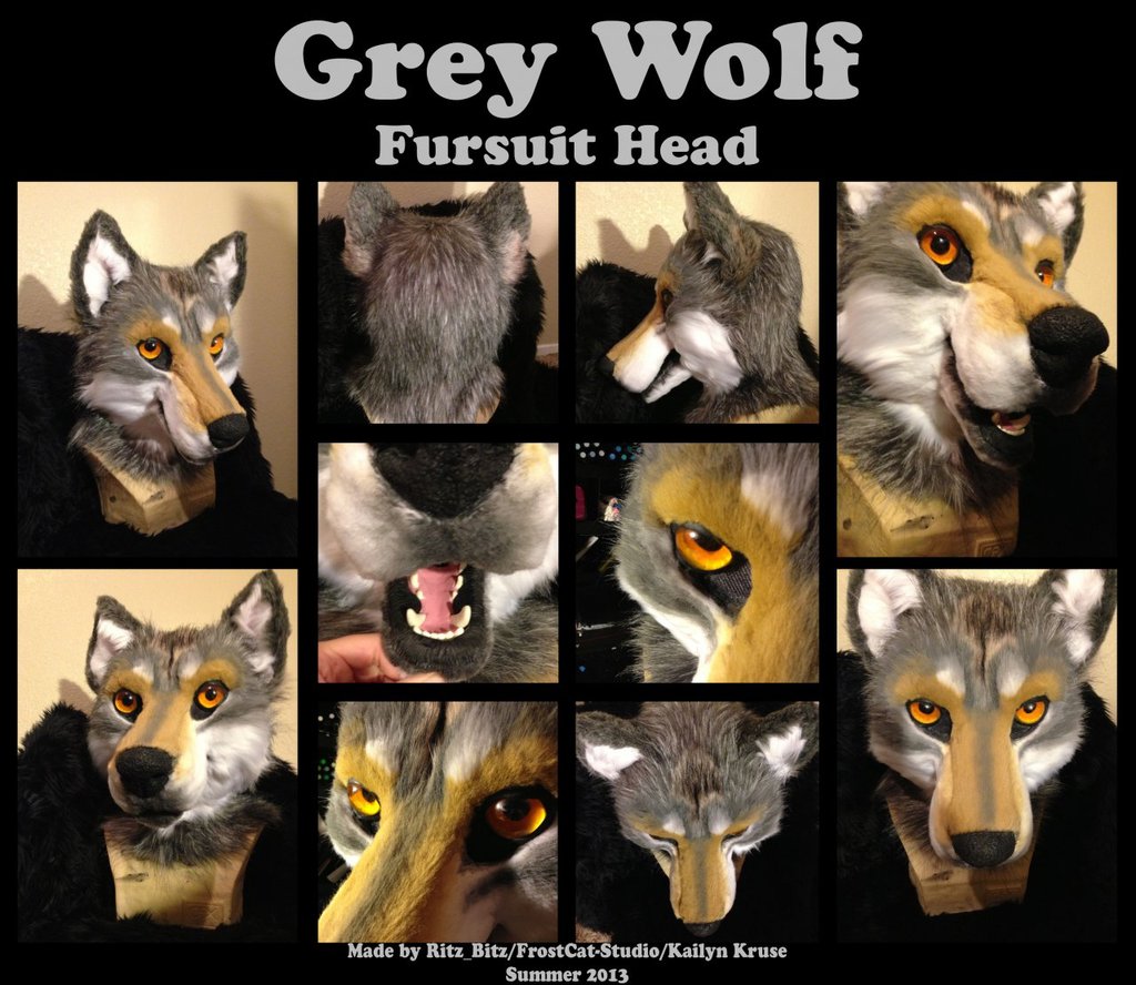 Wolf Fursuit Head