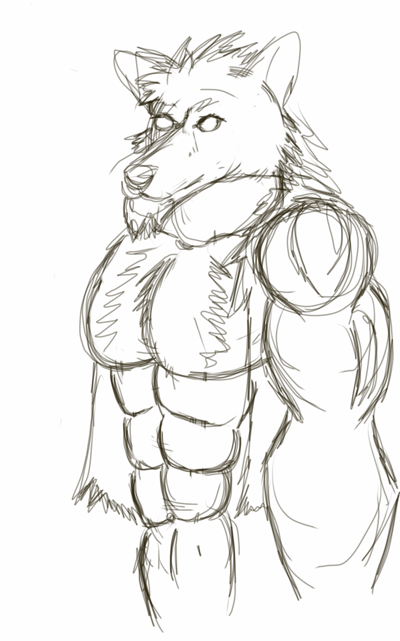 Werewolf Toro Sketch