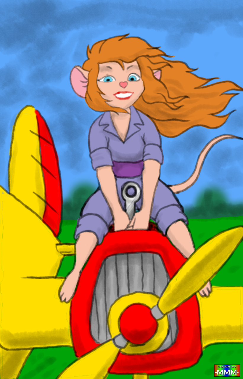 Gadget:  A Windy Day (Color by MMM)