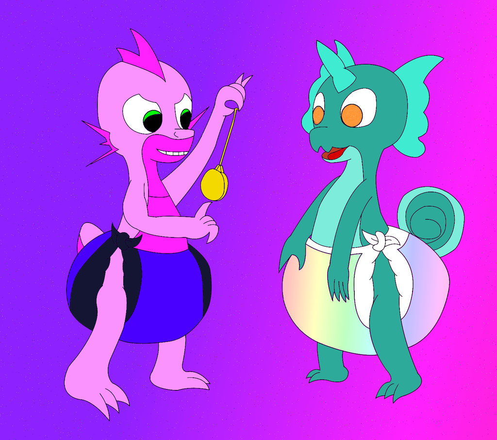 Hypnosis, Pink Scales, and Colorful Diaper-Butts