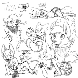 Tavonwulfe Sketch Page