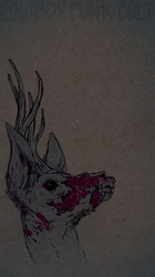Inktober 2: Spooky Deer!