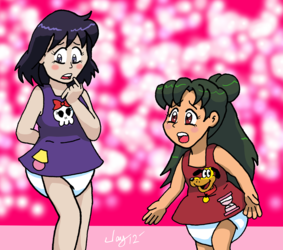 Hotaru and Chibi Setsuna