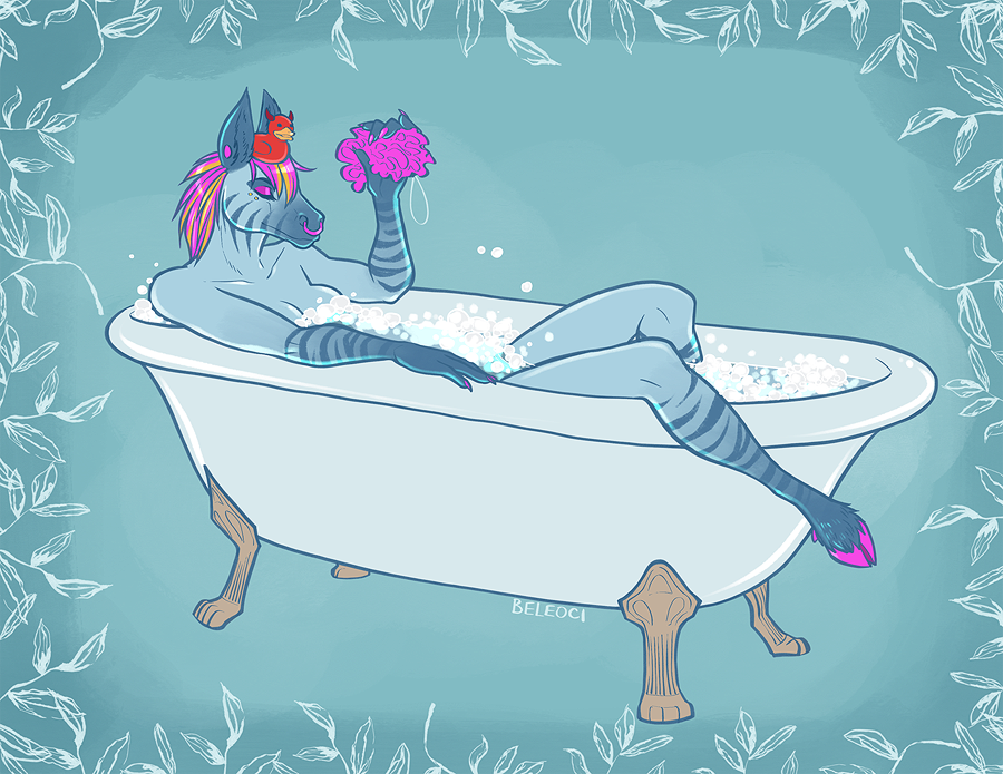 [comm] kelpie in a tub