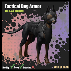 ::Veneficus:: Tactical Dog Armor