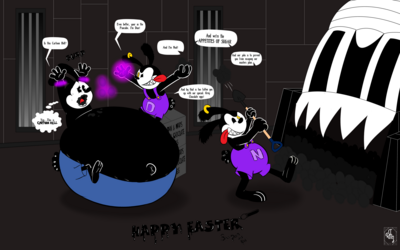 [Silly Doodle]  Dan and Nad's Easter Punishment