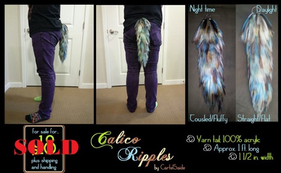 Calico Ripples Yarn Tail