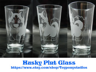 Husky Pint Glass