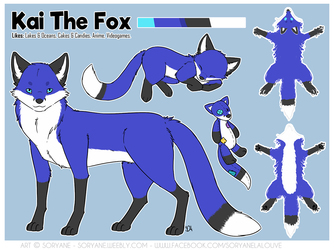 Kai The Fox - Feral Ref Sheet