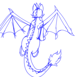 Shadow Dragon Drawing Thing