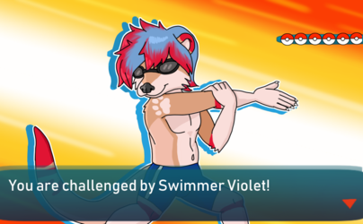 Swimmer Violet